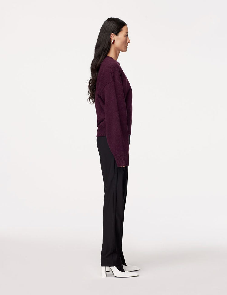 Cashmere Knit Sweatshirt
