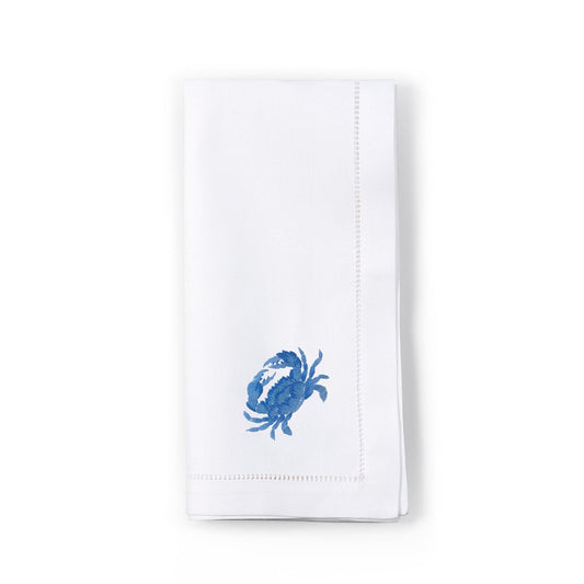 Crab Embroidered Napkin