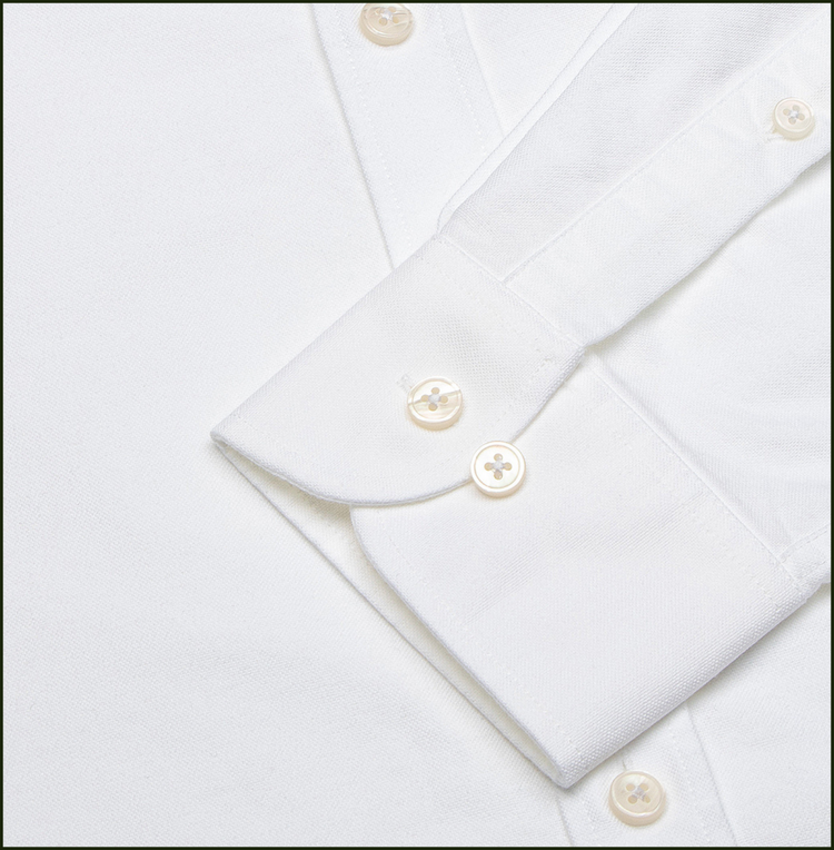 Alfré White Classic Oxford Shirt