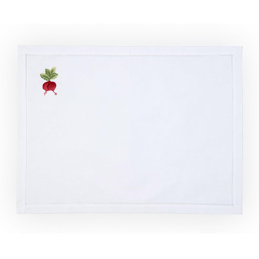 Radish Embroidered Placemat