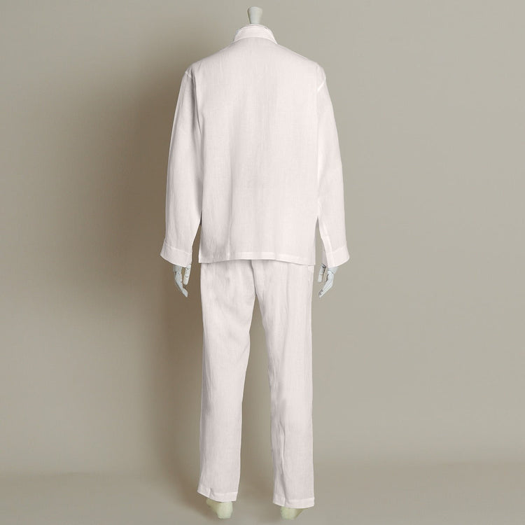 Linen Pyjama in Light Pink