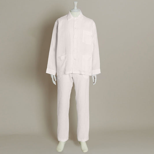 Linen Pyjama in Light Pink