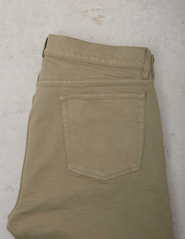 Wade Garment Dyed Five Pocket Pant in Sand