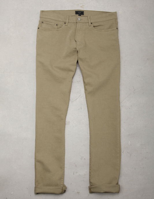 Wade Garment Dyed Five Pocket Pant in Sand
