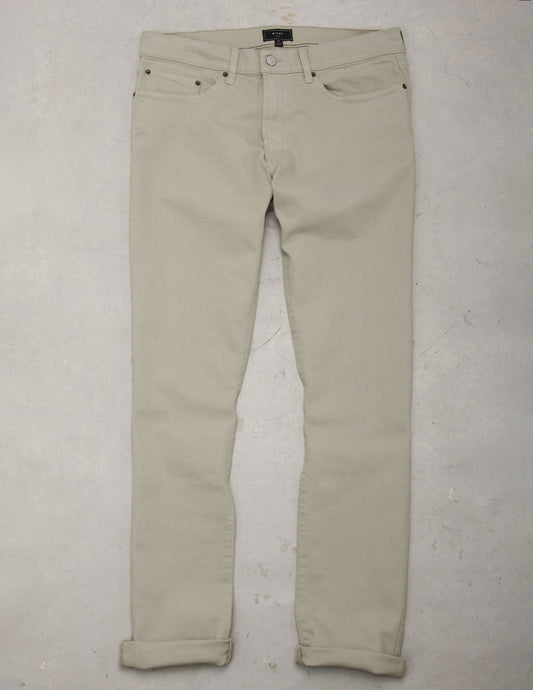 Wade Garment Dyed Five Pocket Pant in Stone Grey