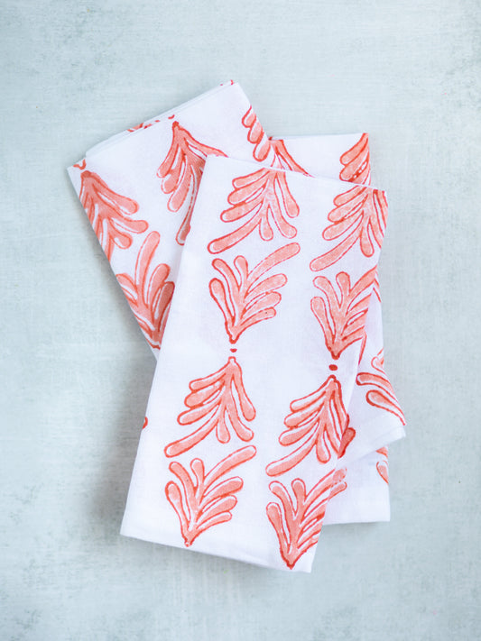 Dinner Napkins (set of 4) - Palmetto, Orange & Melon