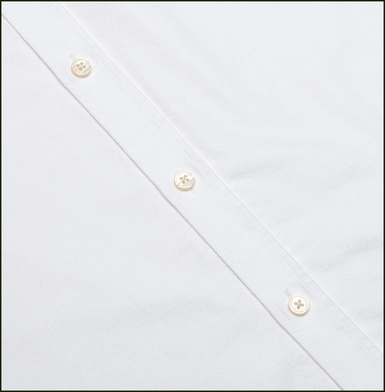 ‘Le Blanc’ White Classic Oxford Shirt