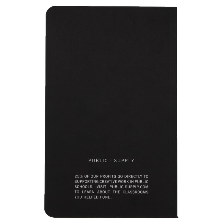 5x8” Soft Cover Notebook - Black