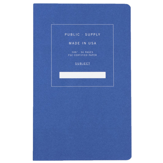 5x8” Soft Cover Notebook - Blue