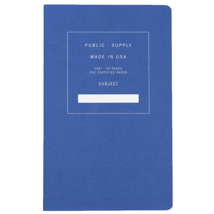 5x8” Soft Cover Notebook - Blue