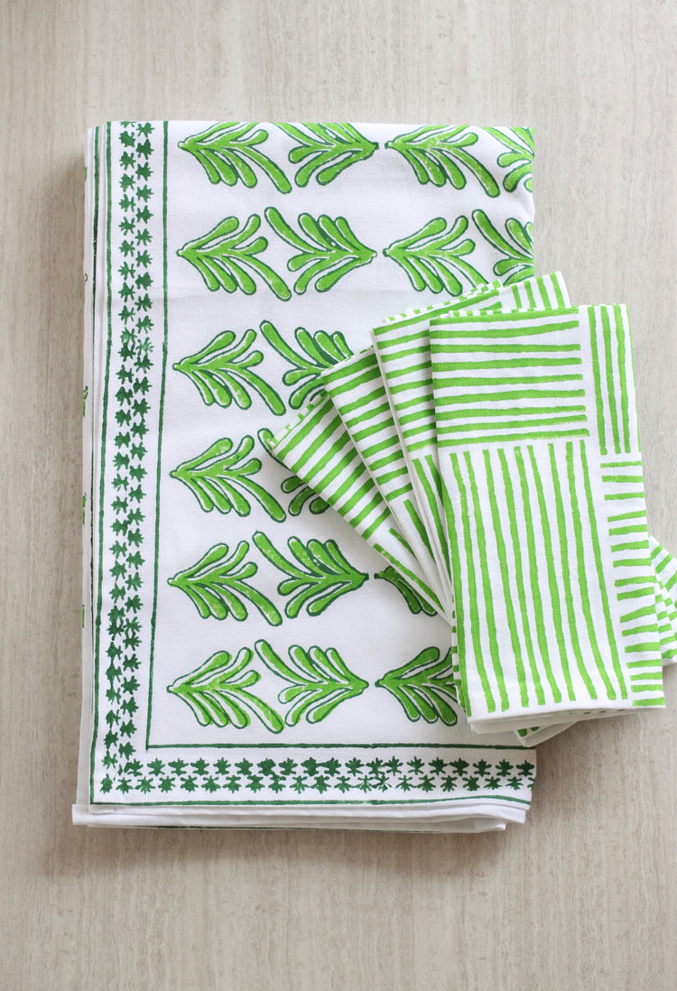 Tablecloth - Palmetto, Evergreen & Vine