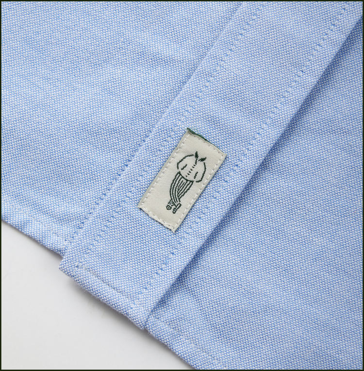 ‘Le Original’ Blue Contrast Oxford Shirt