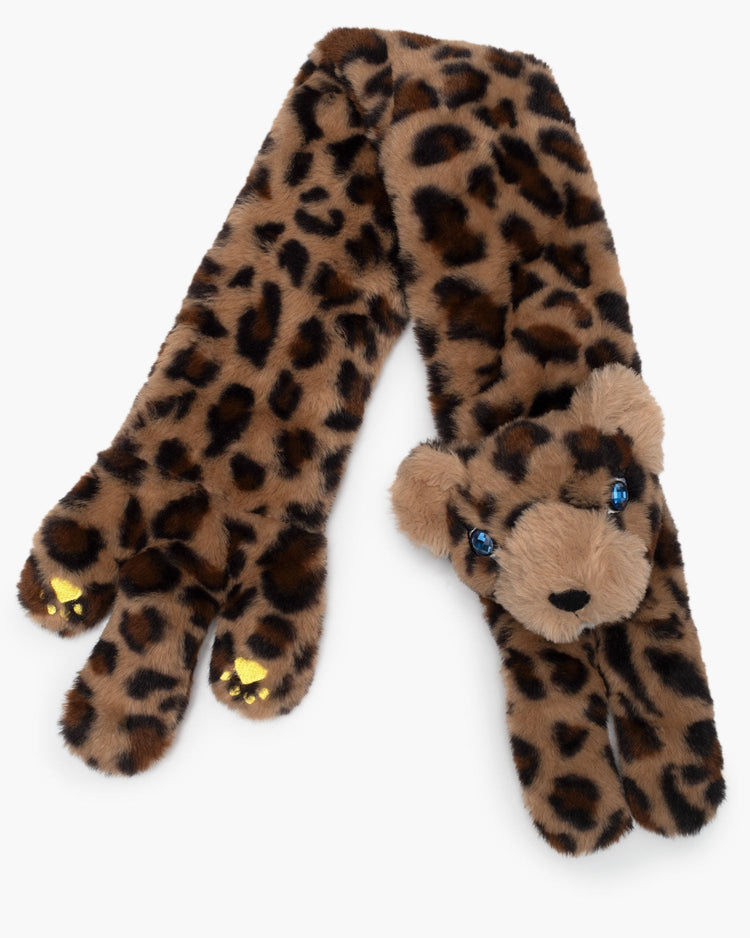 Jungle Jeweled Leopard Scarf