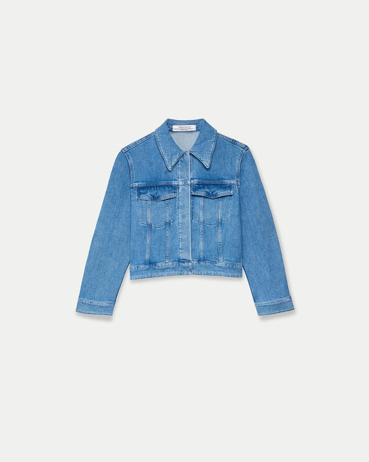 Cropped Denim Jacket