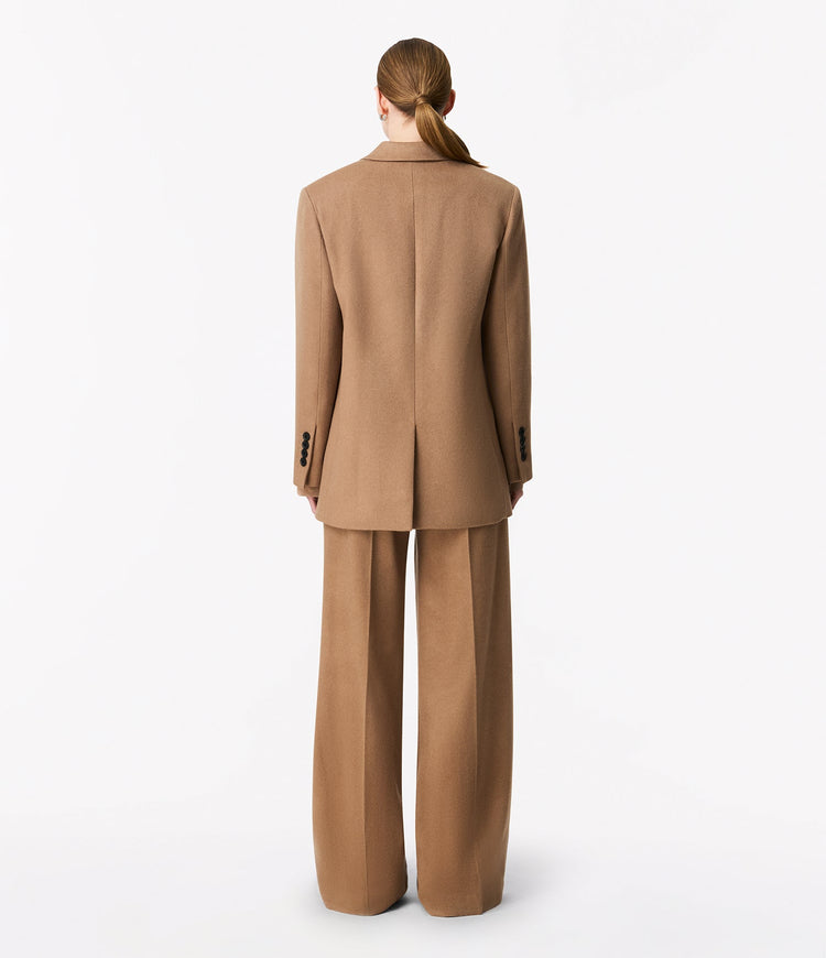 Tailored Cashmere Jacket in Camel