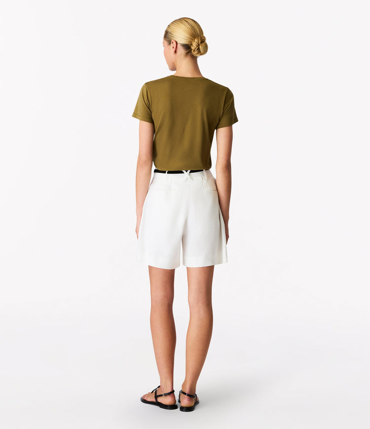Crew Neck T-Shirt in Moss