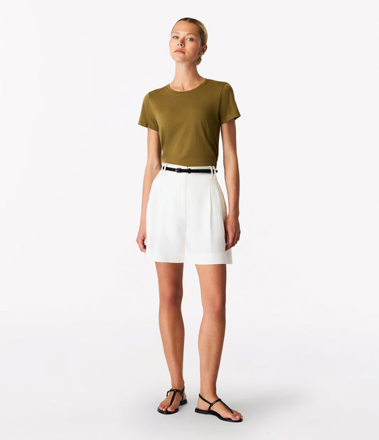 Crew Neck T-Shirt in Moss