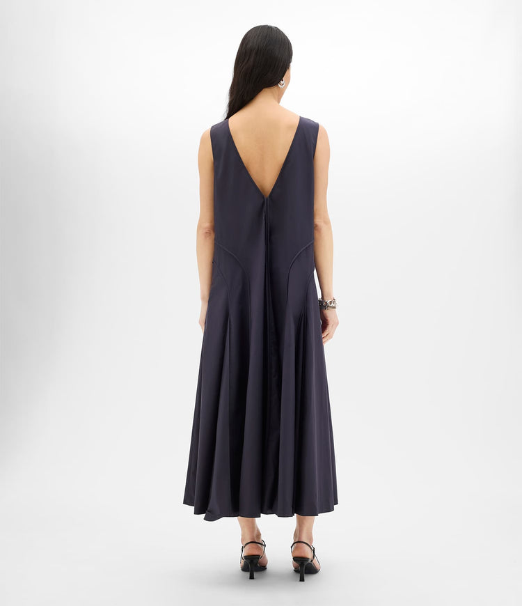 Full Skirt Dress in Midnight