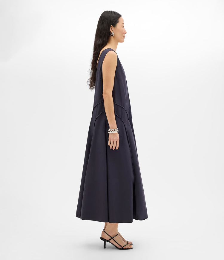Full Skirt Dress in Midnight