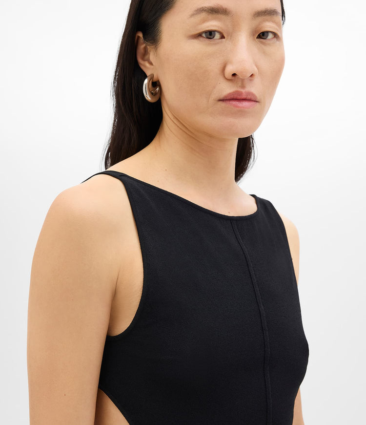 Cutout Tank in Black
