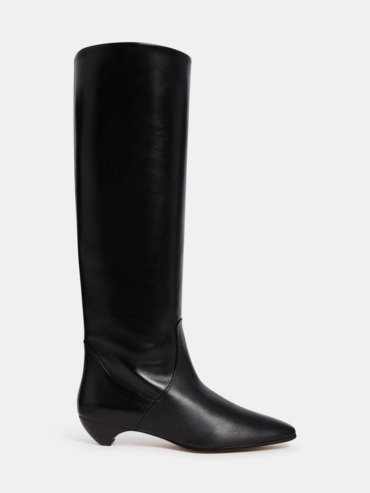 Allegra Riding Boot in Black Leather