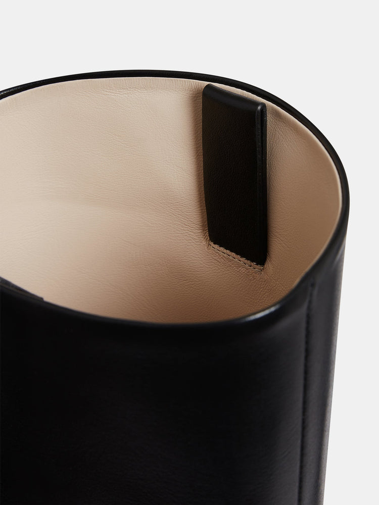 Allegra Riding Boot in Black Leather