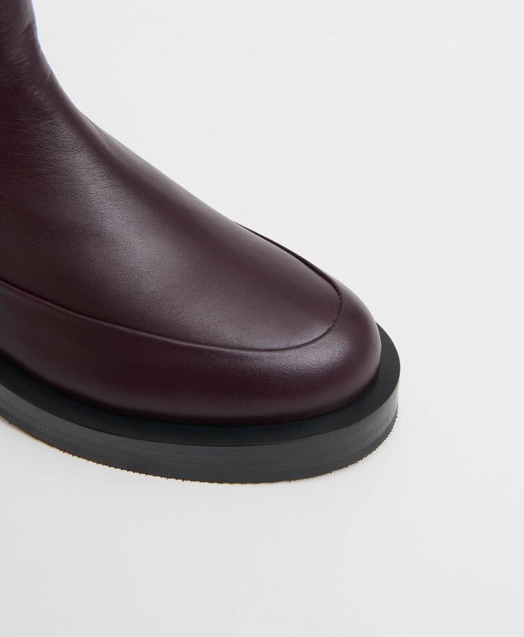 Marion Boot in Plum