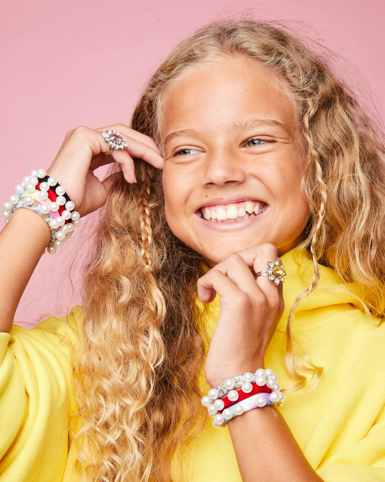 Central Park Hybrid Pearl Bracelet and Hair Ties
