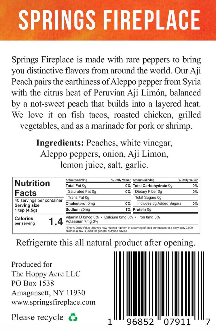 Aji Peach Hot Sauce