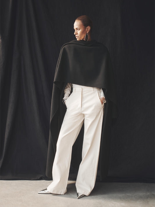 Carpenter Denim Pant in Ecru