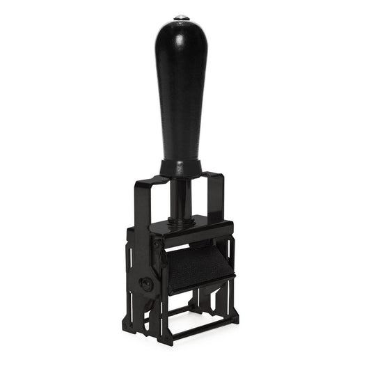 Self-Inking Custom Rubber Stamp: Black+Black