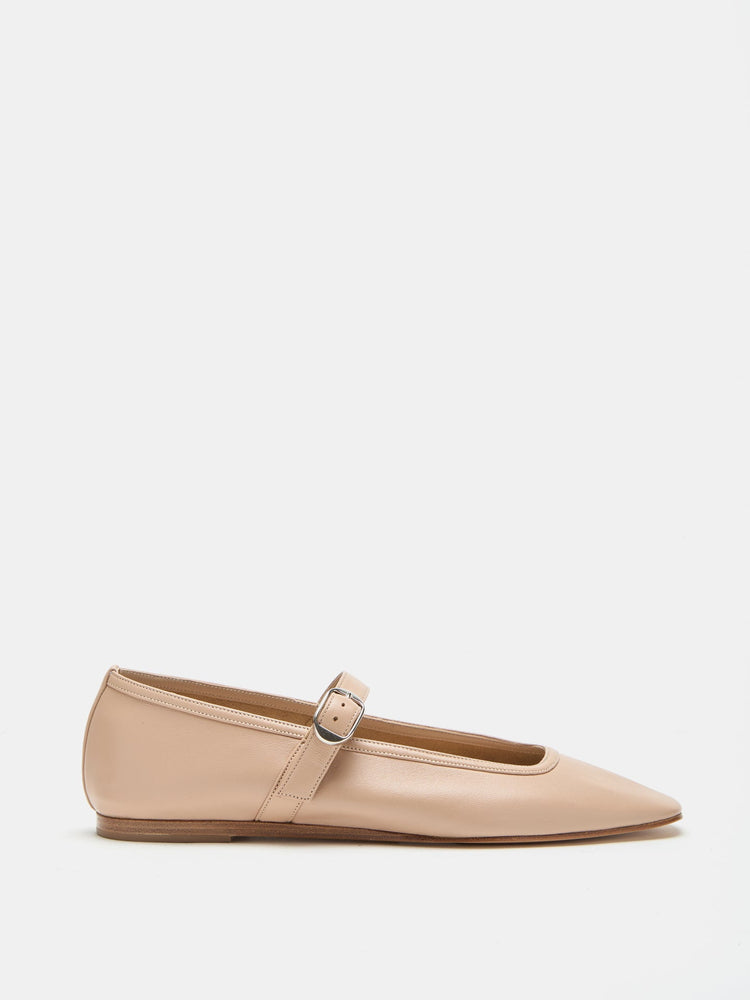 Ballet Mary Jane in Fawn Leather