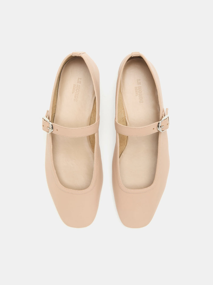 Ballet Mary Jane in Fawn Leather