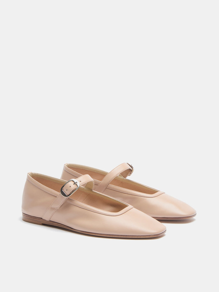Ballet Mary Jane in Fawn Leather