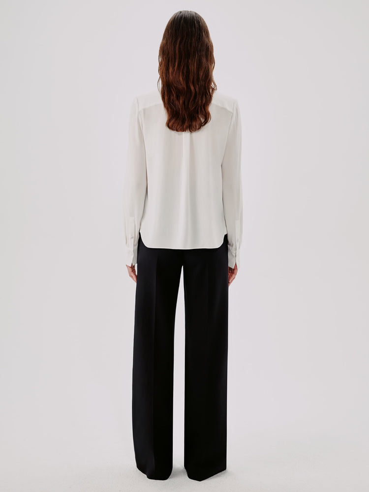 Bow Blouse in White