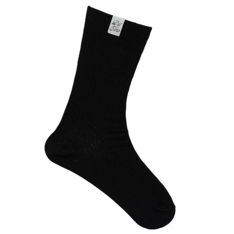 Ribbed Loop Sock - Black