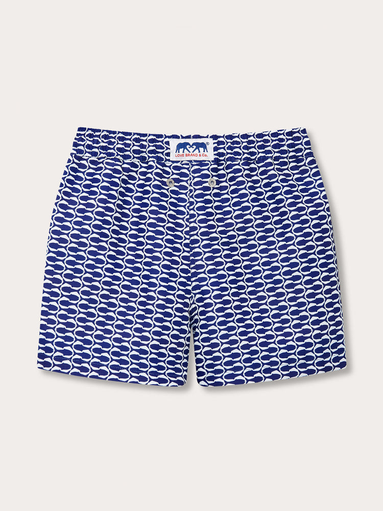 Boys Pine Cay Fish Staniel Swim Shorts