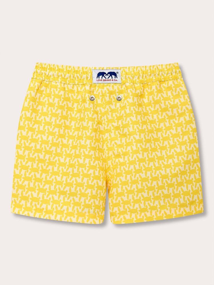 Boys Turtle Light Staniel Swim Shorts