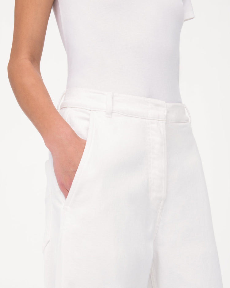 Carpenter Denim Pant in Off White