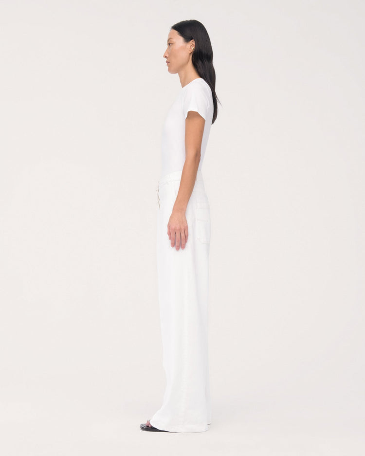 Carpenter Denim Pant in Off White