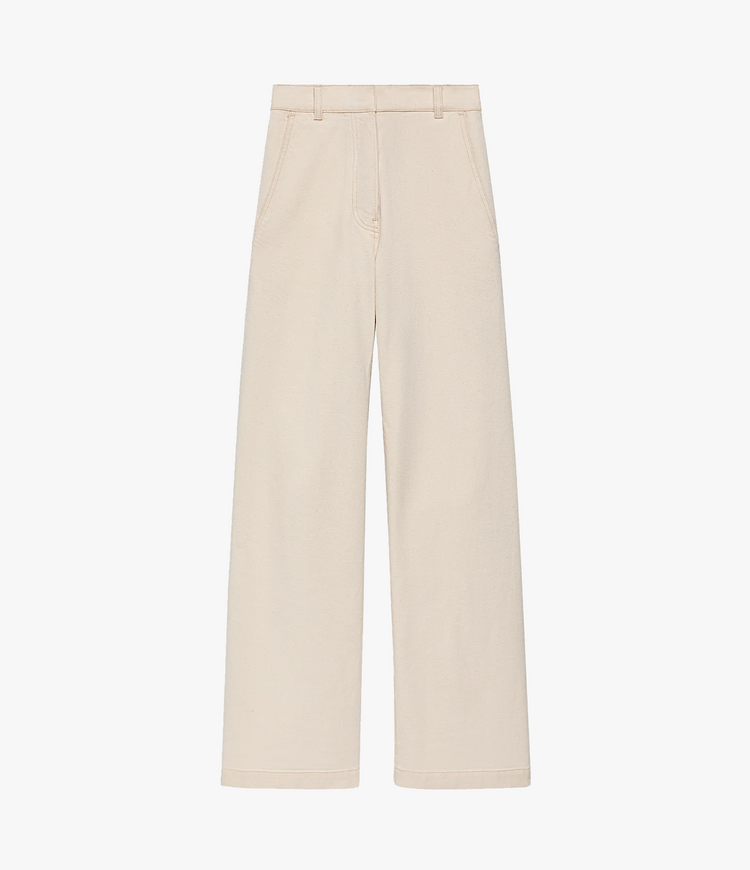 Carpenter Denim Pant in Ecru