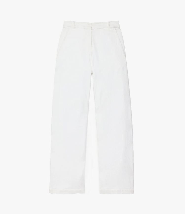 Carpenter Denim Pant in Off White