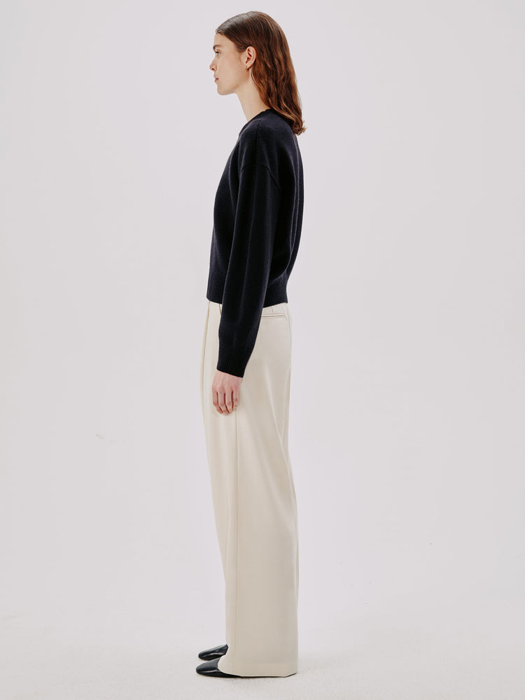 Cashmere Knit Sweatshirt