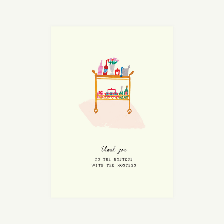 ‘For the Hostess’ Card
