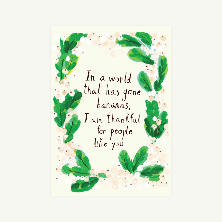 ‘Bananas’ Card