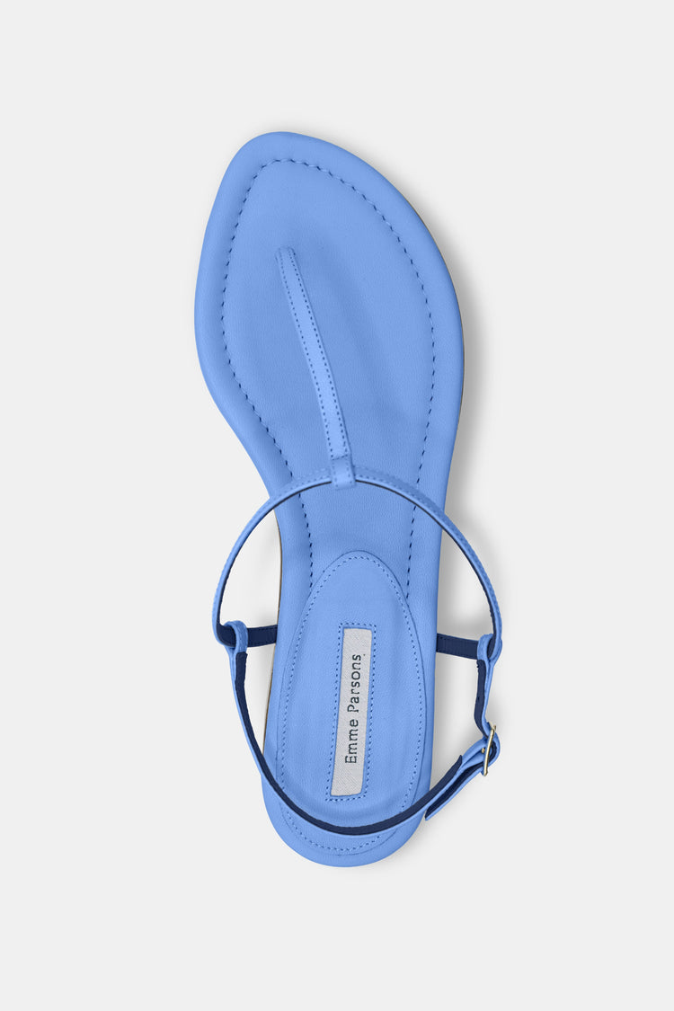 Cecilia in Cerulean Blue Plongé Nappa