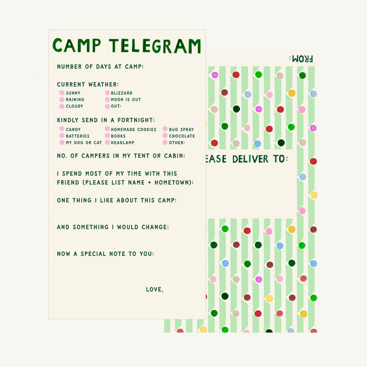 Notes from Camp Stationery Kit