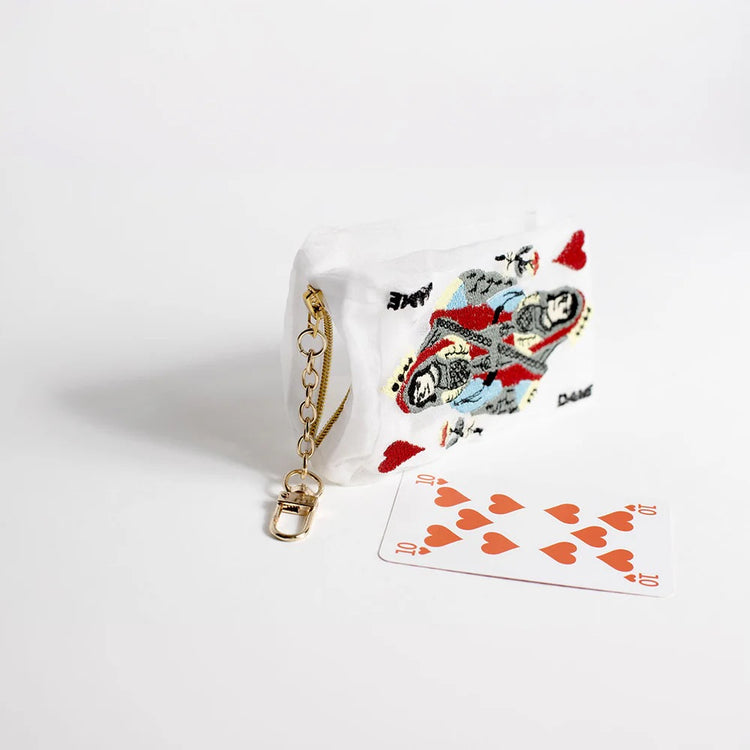 Queen of Hearts Keychain Pouch