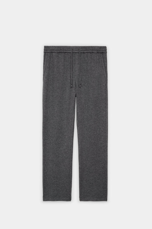 Cashmere Wool Straight Leg Trouser