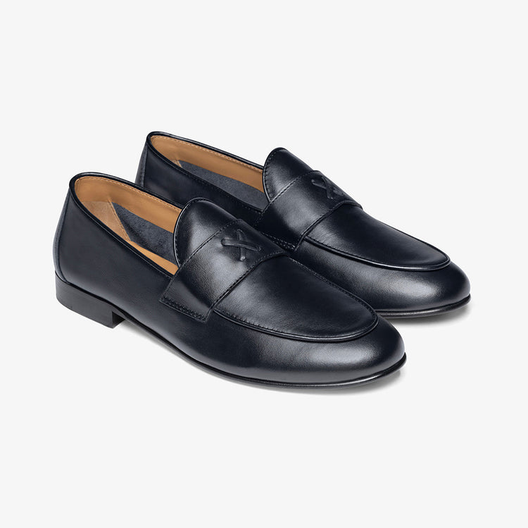 Men’s Black Smooth Calf Leather Centesimo